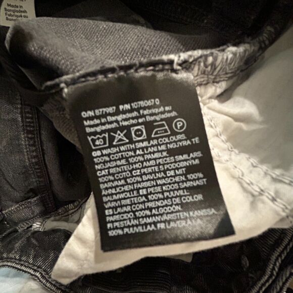 Lot of Boys Gap Kids Long Sleeve Shirt & H&M Baggy Loose Fit Jeans Large 10-12 - Picture 8 of 8